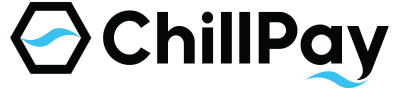 โลโก้ ChillPay สีดำแนวนอน สำหรับบริการชำระเงินออนไลน์